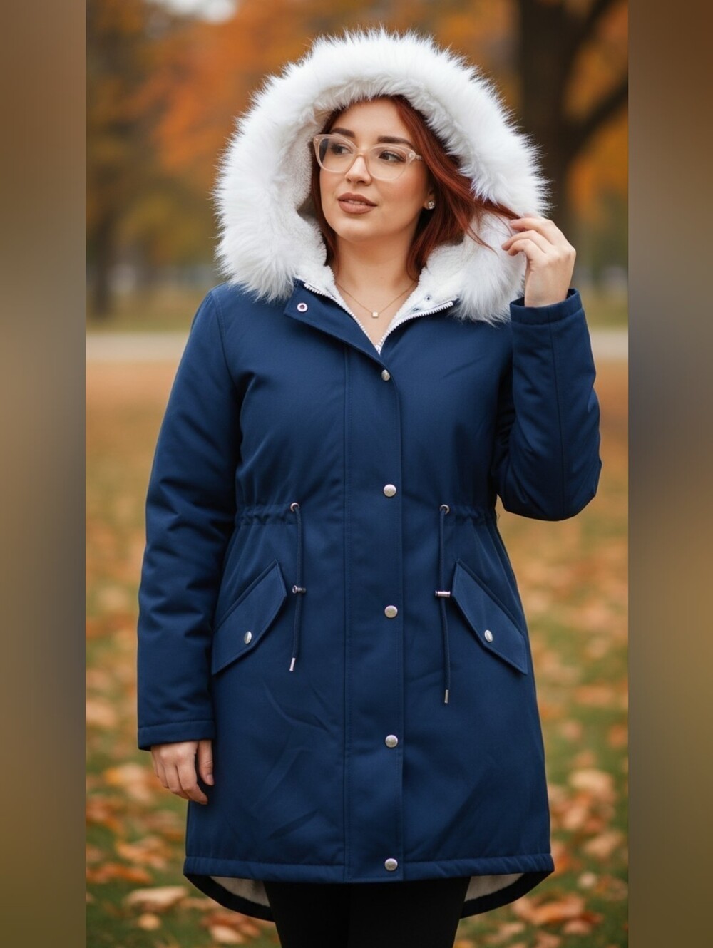 Versatile Reversible Faux Fur Parka